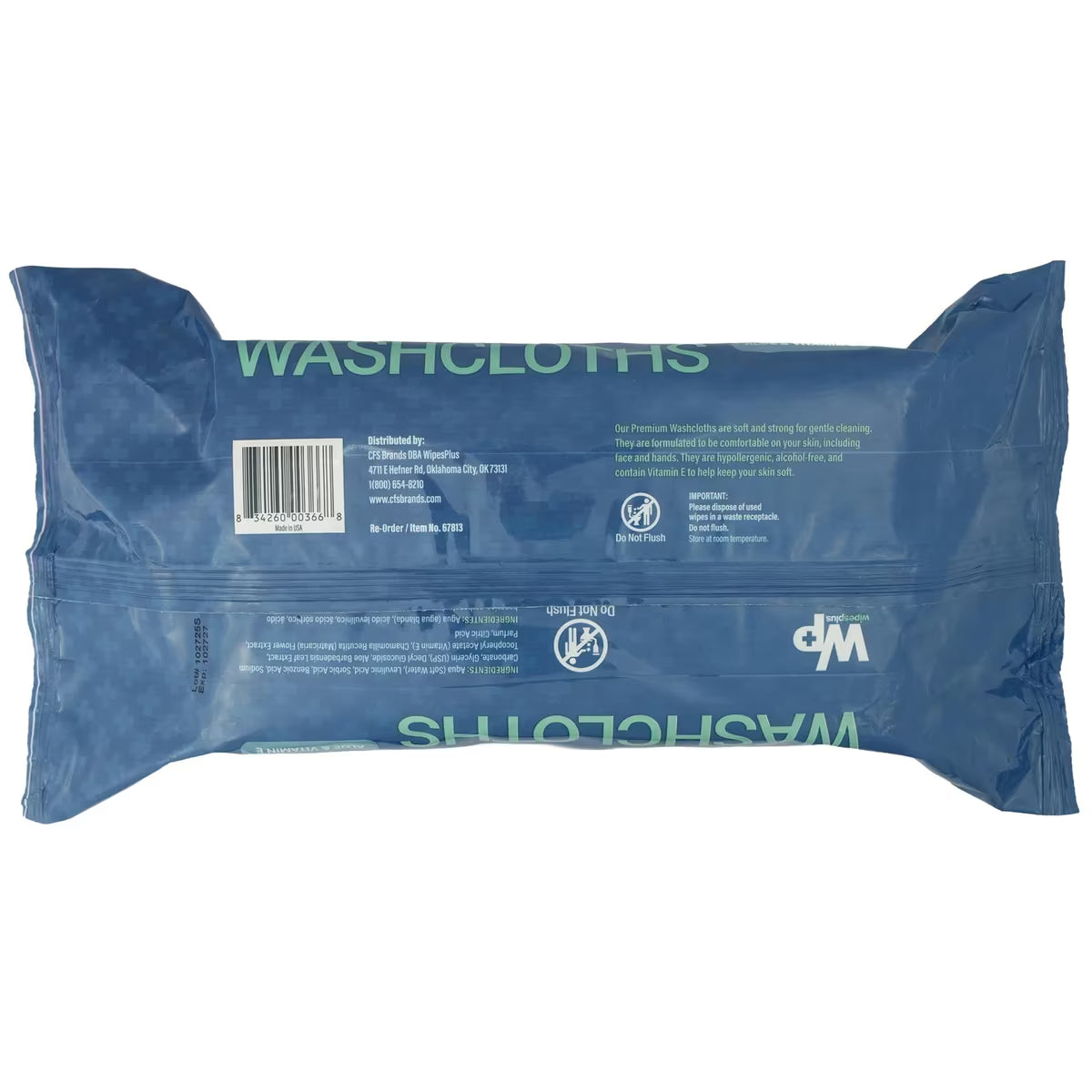 WipesPlus Premium Adult Washcloth provides a soft and convenient cleansing solution for personal hygiene and incontinence care. Ideal for healthcare facilities, home care and daily personal use.