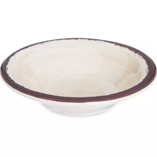 4.5 oz Sweet Cream Melamine Fruit Bowl with commercial grade, break resistant construction. Ideal for serving fruit, snacks, desserts, and side dishes in restaurants, catering, and home dining.