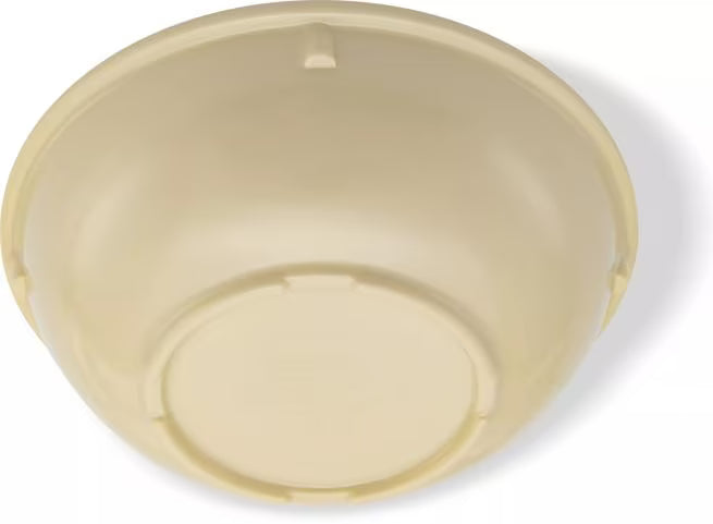 10 oz Tan Melamine Nappie Bowl with break resistant, stain resistant construction. Ideal for restaurants, cafeterias, catering, and home dining.