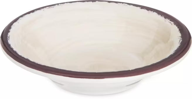 4.5 oz Sweet Cream Melamine Fruit Bowl with commercial grade, break resistant construction. Ideal for serving fruit, snacks, desserts, and side dishes in restaurants, catering, and home dining.