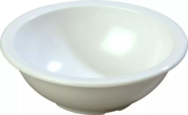16 oz White Melamine Chowder Bowl with break resistant, stain resistant construction. Ideal for restaurants, cafeterias, catering, and home dining.