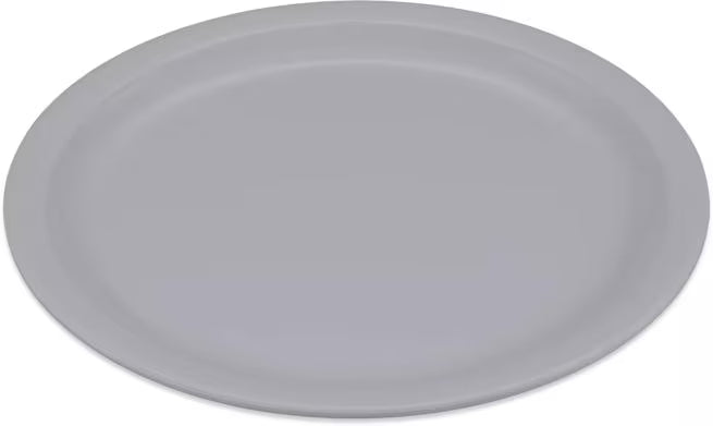 10" White Melamine Dinner Plate with break resistant, stain resistant construction. Ideal for restaurants, cafeterias, catering, and home dining.