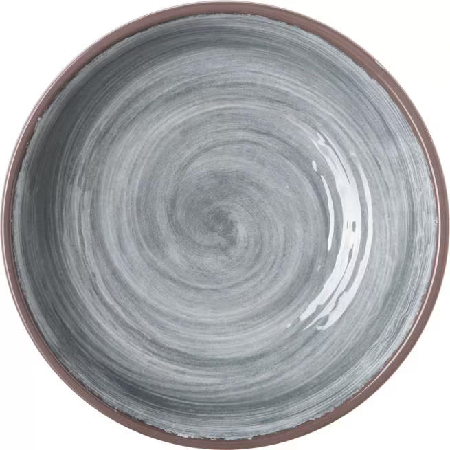 32 oz Smoke Melamine Cereal Bowl with commercial grade, break resistant construction. Ideal for serving cereal, soup, pasta, salads, and entrees in restaurants, catering, and home dining.