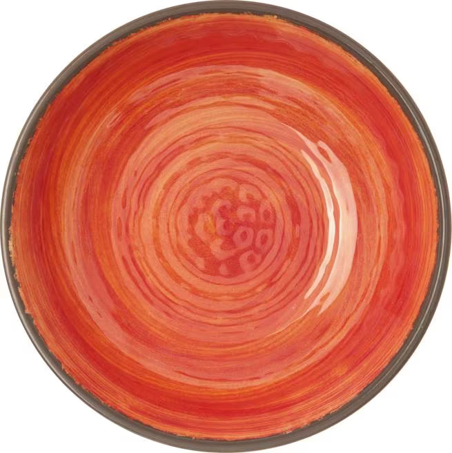 32 oz Fireball Melamine Cereal Bowl with commercial grade, break resistant construction. Ideal for serving cereal, soup, pasta, salads, and entrees in restaurants, catering, and home dining.