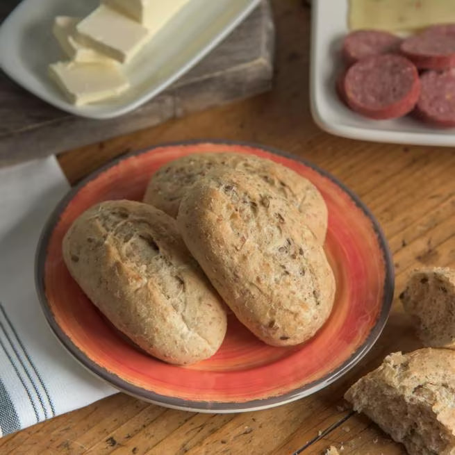 7 Inch Fireball Melamine Bread and Butter Plate with commercial grade, break resistant construction. Ideal for serving bread, pastries, desserts, and appetizers in restaurants, catering, and home dining.