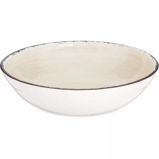 32 oz Sweet Cream Melamine Cereal Bowl with commercial grade, break resistant construction. Ideal for serving cereal, soup, pasta, salads, and entrees in restaurants, catering, and home dining.