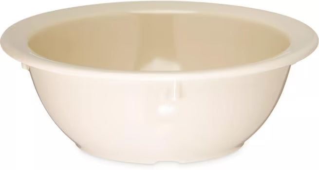 10 oz Tan Melamine Grapefruit Bowl with break resistant, stain resistant construction. Ideal for restaurants, cafeterias, catering, and home dining.