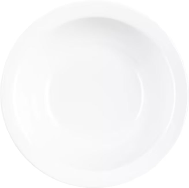 10 oz White Melamine Grapefruit Bowl with break resistant, stain resistant construction. Ideal for restaurants, cafeterias, catering, and home dining.