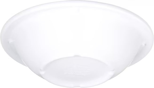 10 oz White Melamine Grapefruit Bowl with break resistant, stain resistant construction. Ideal for restaurants, cafeterias, catering, and home dining.