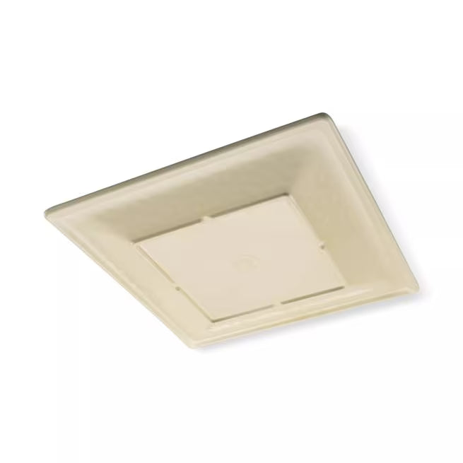 10.5 Inch Smoke Grove Melamine Square Plate with stain and chip resistant construction. Dishwasher safe and ideal for commercial or home dining.