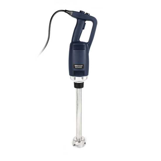 Prepline PIB750-12 immersion blender featuring a 12-inch shaft, 750W motor, and variable speed control, ideal for heavy-duty blending, mixing, and pureeing in commercial kitchens.