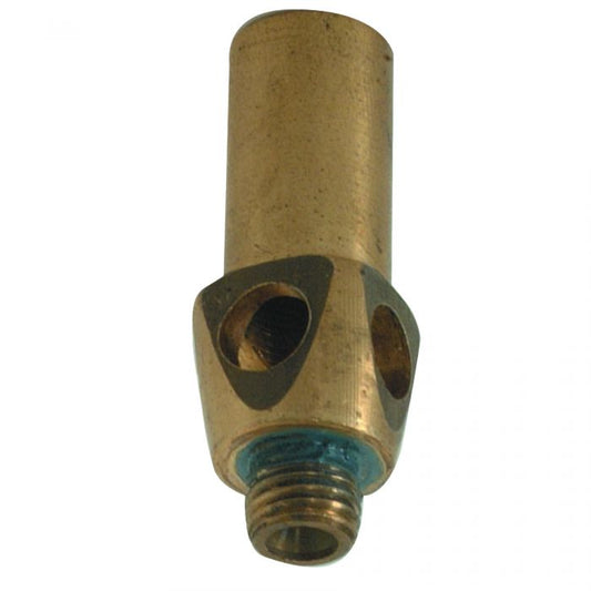 Thunder Group Jet Burner Nozzle is expertly designed to enhance the performance of your propane burner system. Made from high-quality copper, this nozzle delivers efficient fuel combustion and consistent heat distribution, making it a reliable choice for high-volume cooking environments. Built for durability and precision, it seamlessly integrates with compatible propane jet burners to ensure smooth, energy-efficient kitchen operations.