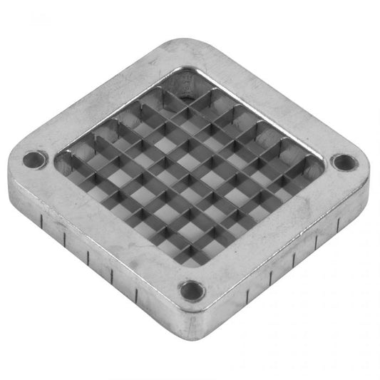 Thunder Group French Fry Cutter can be used to quickly and easily produce uniform fresh-cut fries. Designed with durability in mind, this french fry cutter blade is crafted from cast iron which is corrosion resistant and will remain sharp even after years of use. This replacement blade easily installs into any Thunder Group French Fry Cutter.