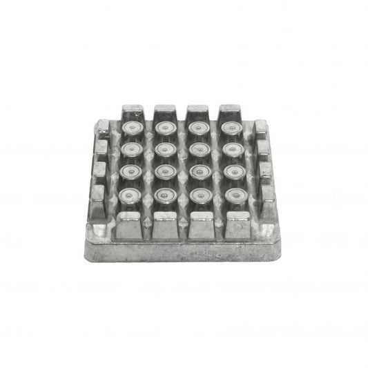 Thunder Group Pusher Block For French Fry Cutter is perfect for preparing traditional or oven-baked fries and helps cut neat, uniform slices with minimum effort. Crafted from cast iron, this pusher block is sturdy enough to force food through the blade and will withstand heavy duty use without bending or rusting. This replacement pusher block easily installs into any Thunder Group French Fry Cutter.