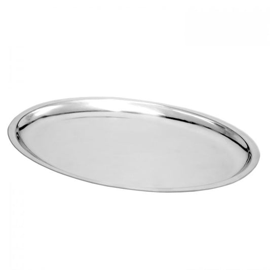 Thunder Group Oval Sizzling Platter is designed to elevate the presentation of hot dishes in professional dining environments. Measuring 11 5/8 inches in length and 8 inches in width, this platter offers ample space for a variety of sizzling entrées and sides. Its sleek, oval form adds a refined touch to the table, making it ideal for restaurants, hotels, and catering operations looking to enhance the dining experience.