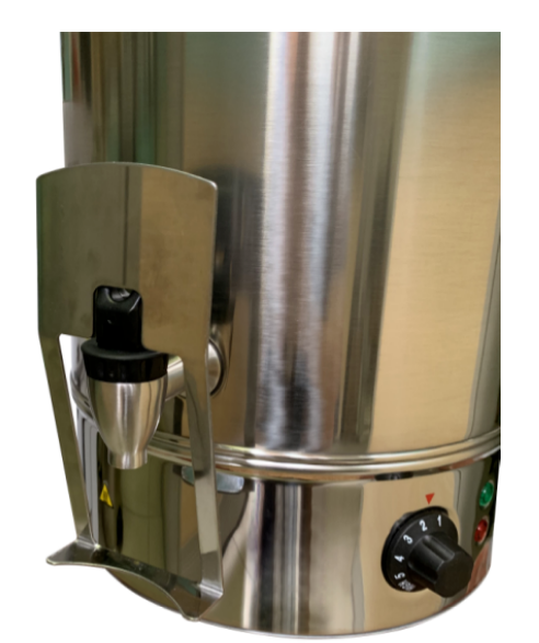 Hands-free water boiler attachment
