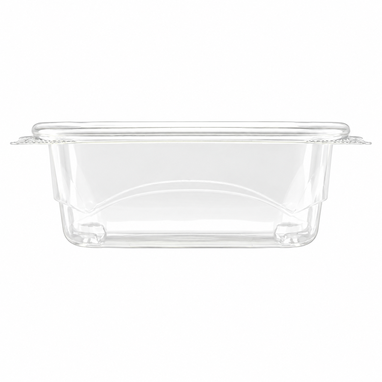 Clear PLA Disposable Hinged Clamshell Deli Takeout Containers