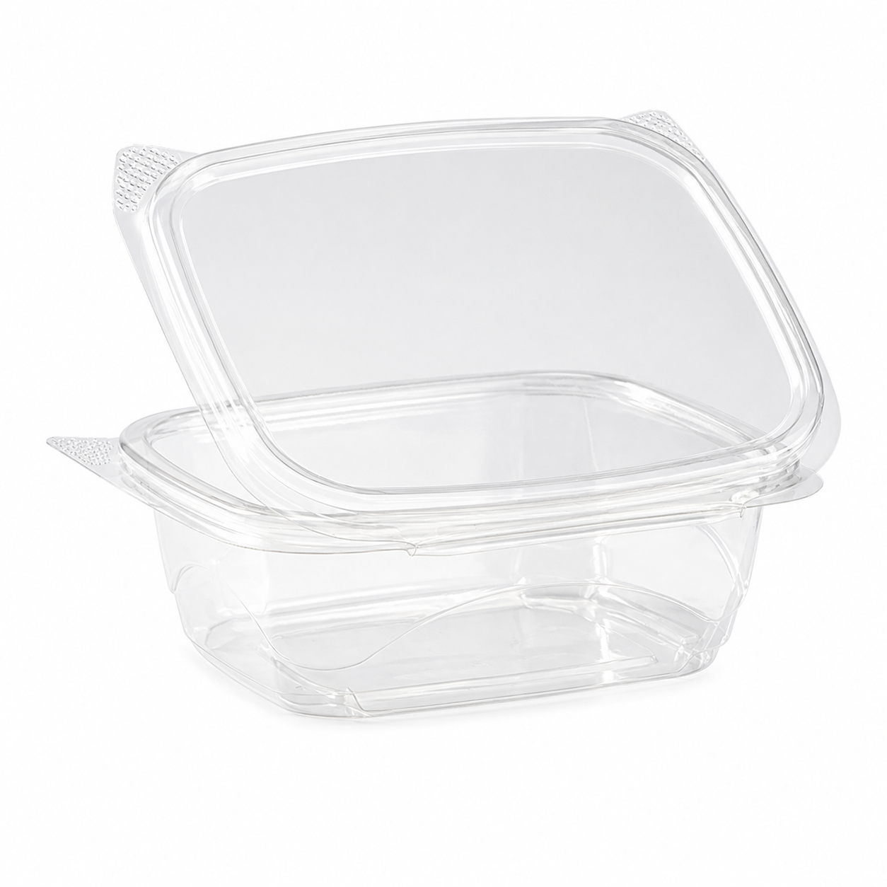 Clear PLA Disposable Hinged Clamshell Deli Takeout Containers