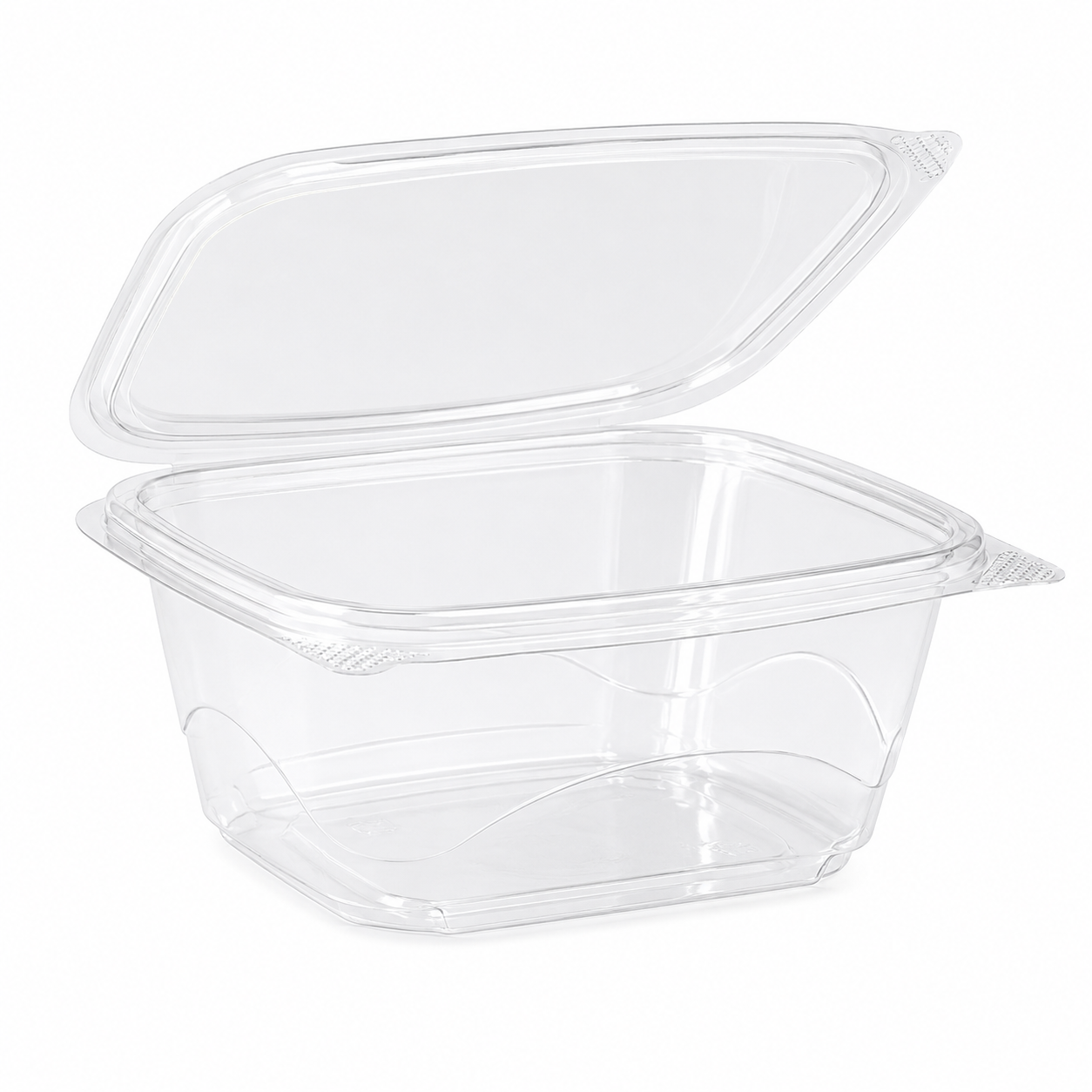 Clear PLA Disposable Hinged Clamshell Deli Takeout Containers