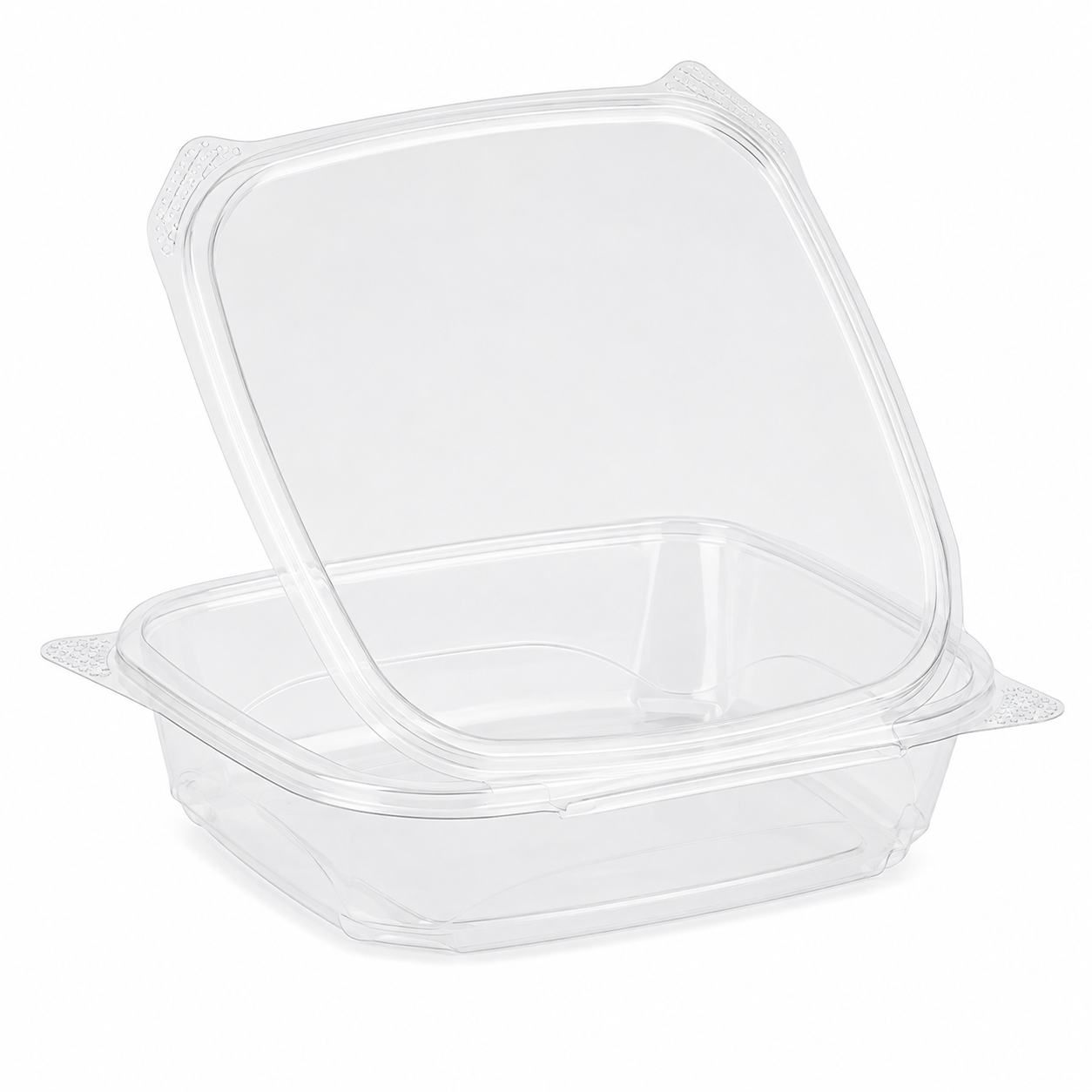 Clear PLA Disposable Hinged Clamshell Deli Takeout Containers