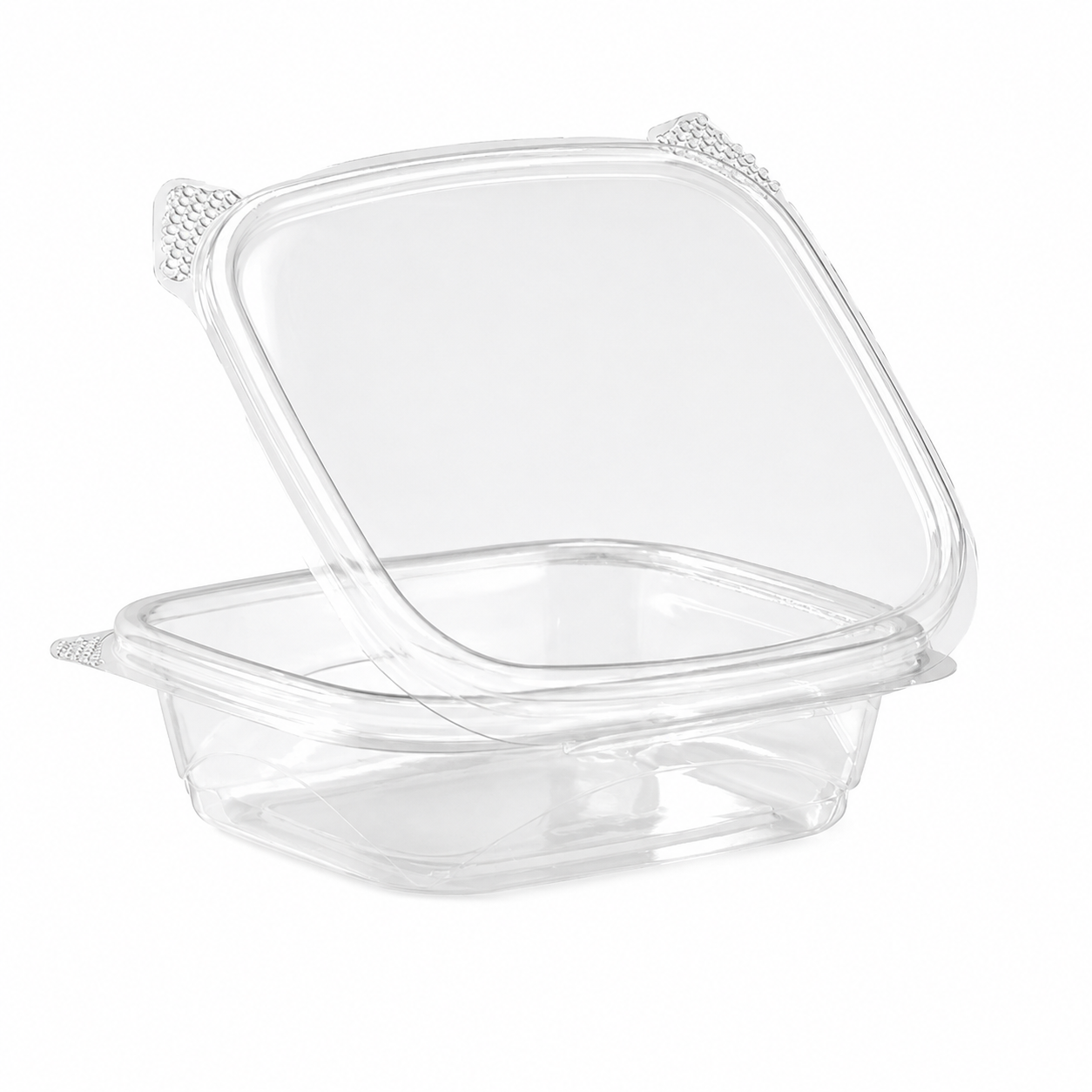 Clear PLA Disposable Hinged Clamshell Deli Takeout Containers