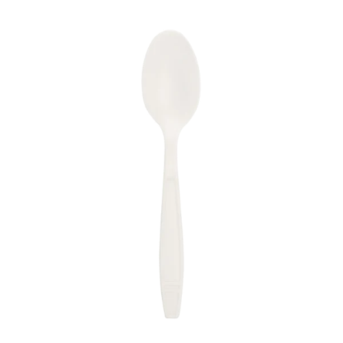 Bio Based Heavy Weight Disposable Teaspoons For Takeout & Party