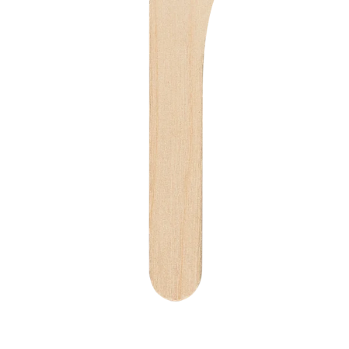 Beige Wood Heavy Weight Disposable Wooden Knives For Dining & Catering
