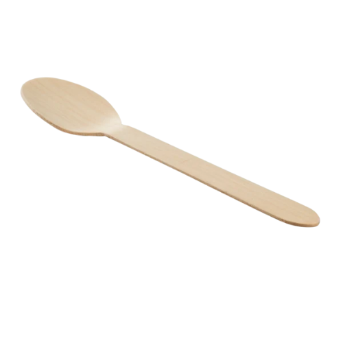 Beige Wood Heavy Weight Disposable Wooden Spoons For Dining & Catering