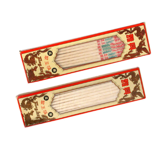 chopsticks with print