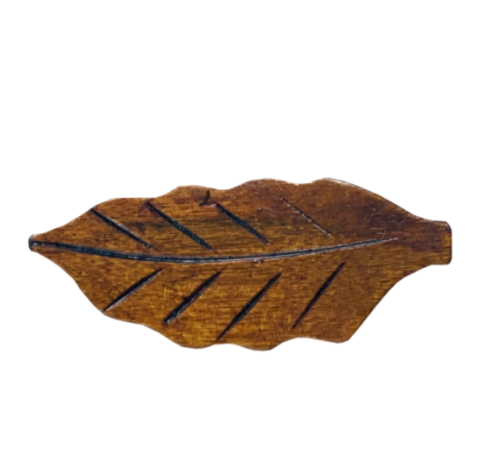 Leaf shaped chopstick rest
