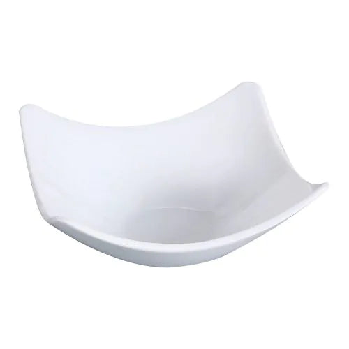 Yanco Square Sauce Dish LK-303 is an elegant and versatile piece for any restaurant or dining hall. This stylish square sauce dish is great for enhancing the look of your sauces . This dish is oven, dishwasher, and microwave safe and is made of bone white porcelain.