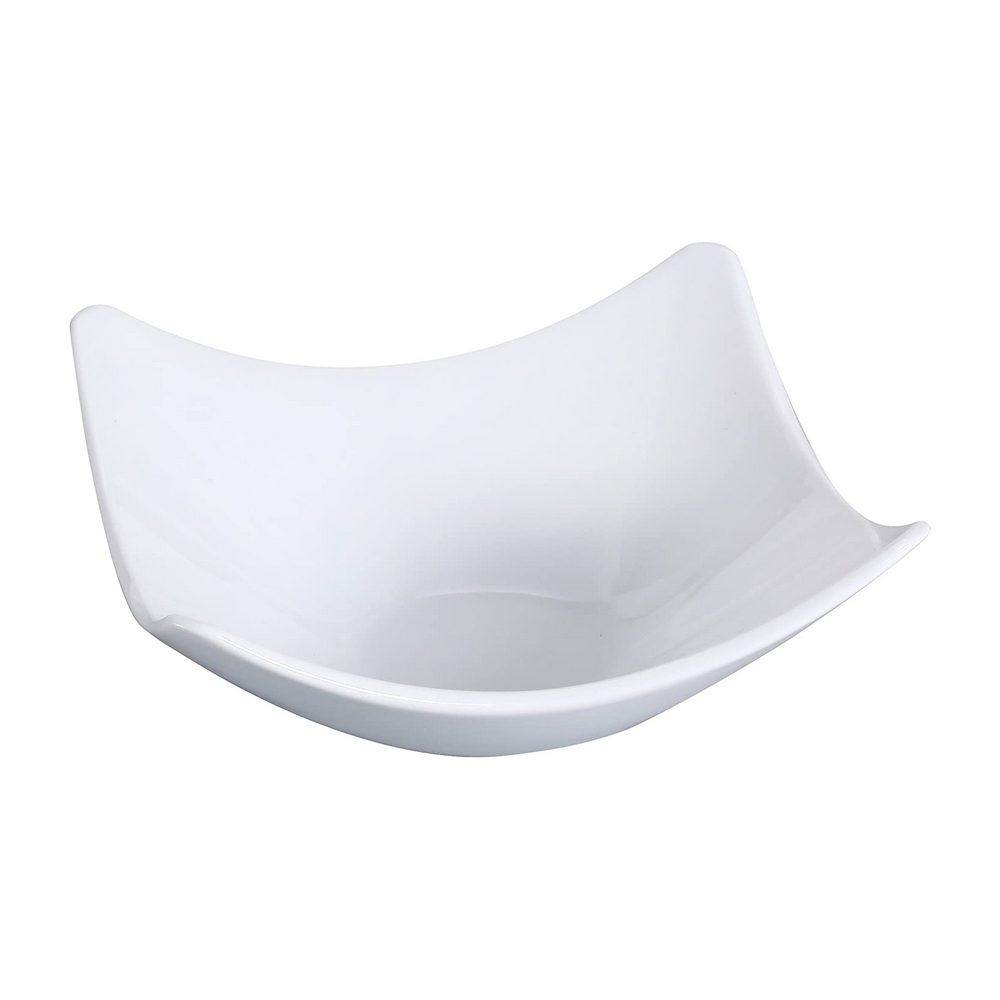 Yanco Salad/Soup Bowl LK-306 is an essential serveware in both home and commercial use. Whether you own a restaurant, diner, cafeteria or catering company, this great bowl with rolled edges will beautifully present your fresh green salads, pasta and many different food to the customers. Bone white color and sleek lines of Yanco Lion King collection create a perfect base for your colorful and flavorful dish. Made of durable porcelain, this plate is dishwasher, microwave and freezer safe.