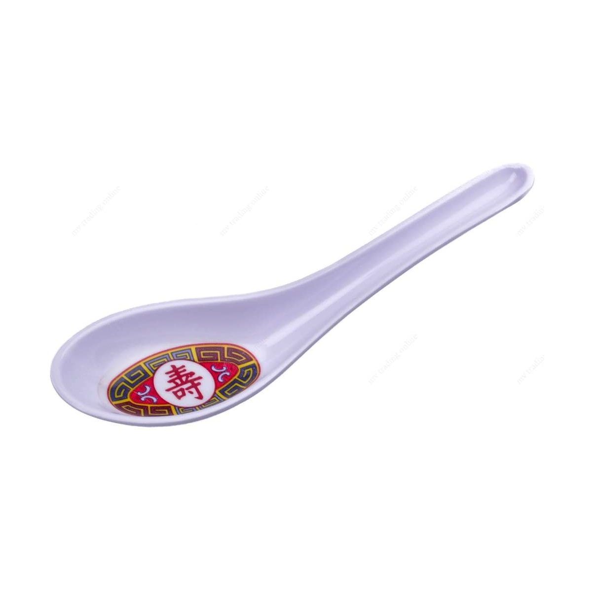 Yanco Small Spoon LG-7003 A great, extra-strong and affordable tableware solution for your food-serving establishment. Made from the high-quality melamine, the spoon doesn't bend or scratch. Melamine also makes the spoon look like handmade ceramics. These spoons are ideal for soups, desserts or appetizers. These Asian style spoons can become a great addition to your melamine tableware collection. They have a stylish appearance and will perfectly fit most of the establishments' interiors. 