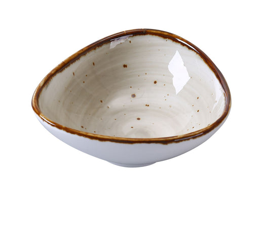 Yanco Triangle Sauce Bowl LY-404 is an elegant and reliable addition to your tableware collection. These bowls are made from high-quality porcelain, that gives its dinnerware a stylish glaze finish. Porcelain features excellent resistance to mechanical damage or temperature effects. You can use these Lyon collection bowls to serve such dishes like rice, miso soup, noodles or salads. These color glazed bowls would be perfect for your fine-dining restaurant, catered events, outdoor dining area or even hotels.