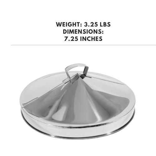 Heat-resistant steamer lid