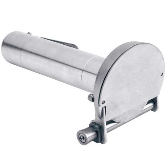 Prepline MC1 electric shawarma gyro kebab knife, operating on 110V, designed for efficiently slicing through meats for shawarma and gyro in commercial kitchens.