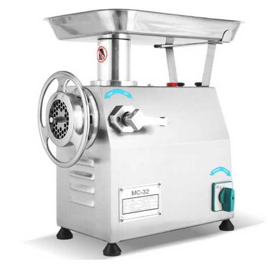 Prepline MC22 #22 hub meat grinder with 1.5 HP motor, designed for high-efficiency grinding in commercial kitchens and butcher shops.
