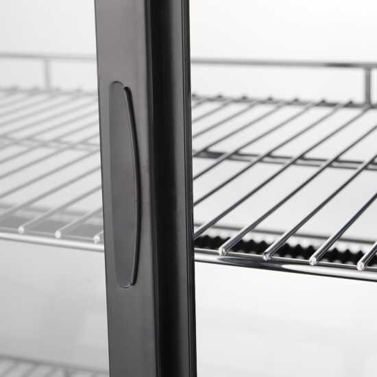Marchia MDC261 48" Countertop Refrigerated Bakery Display Case with curved glass and LED lighting. Offers a large, stylish design for displaying and cooling baked goods with enhanced visibility.