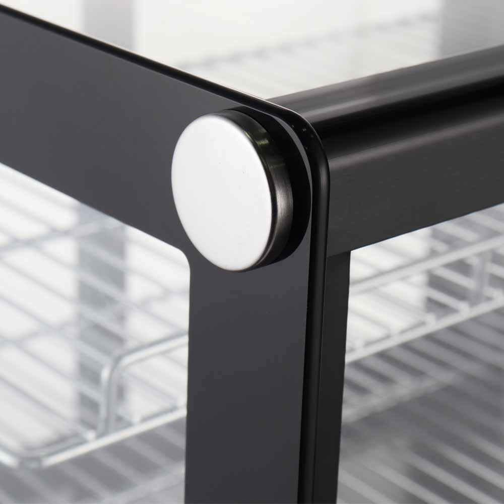 Marchia MDC260-ST 48" Countertop Refrigerated Bakery Display Case with straight glass and LED lighting. Features a spacious design for clear visibility and efficient cooling of baked goods.