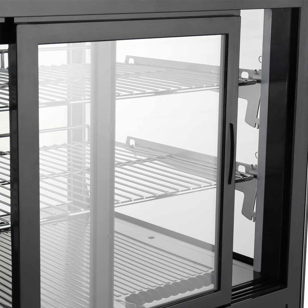 Marchia MDC260-ST 48" Countertop Refrigerated Bakery Display Case with straight glass and LED lighting. Features a spacious design for clear visibility and efficient cooling of baked goods.