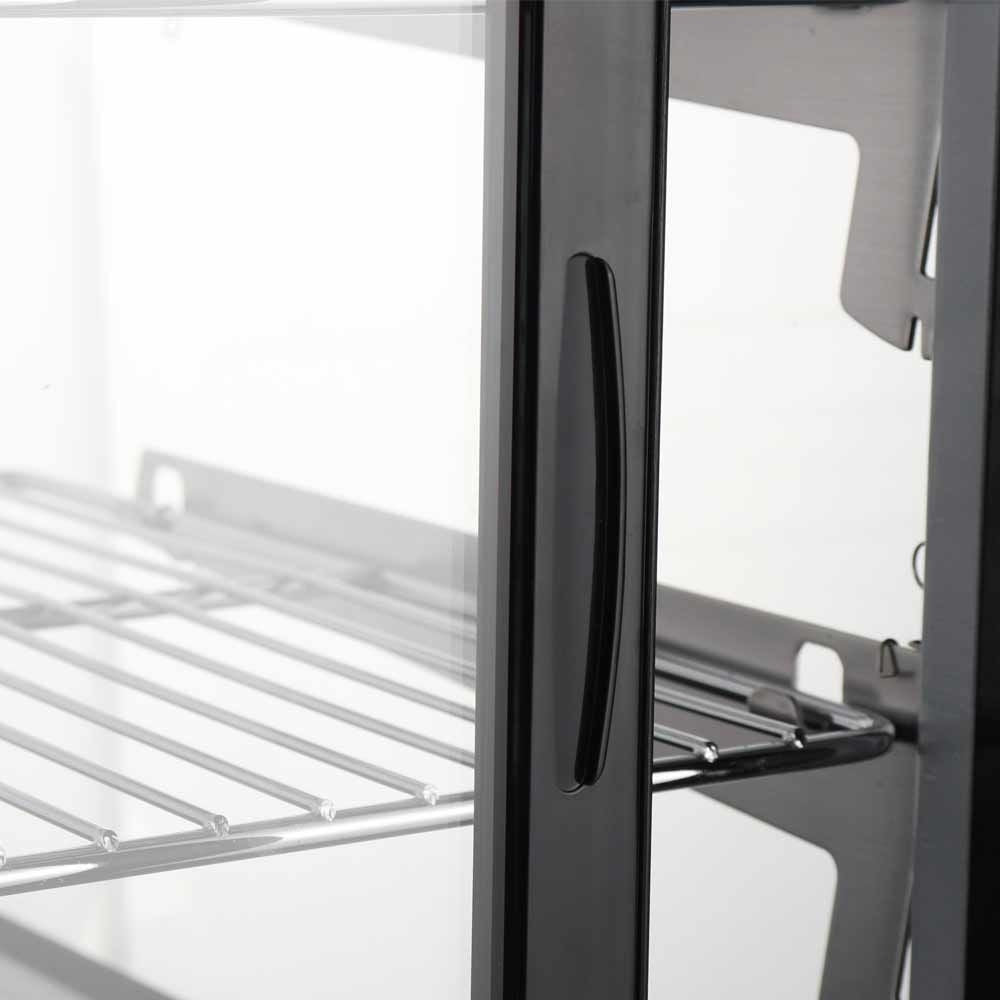 Marchia MDC260-ST 48" Countertop Refrigerated Bakery Display Case with straight glass and LED lighting. Features a spacious design for clear visibility and efficient cooling of baked goods.