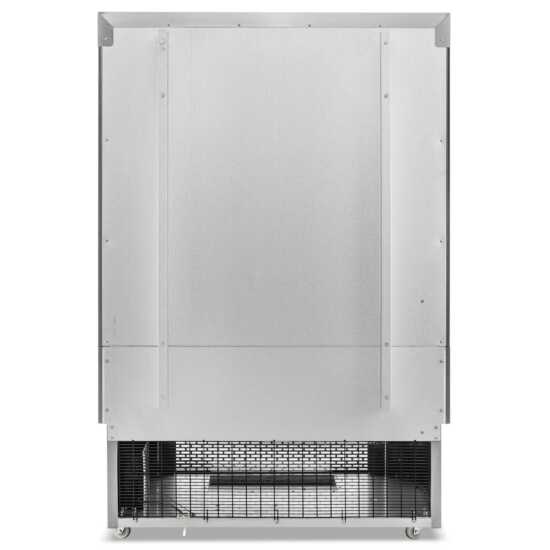 The Marchia MDS380 40" open refrigerated grab-and-go display case with spacious shelving, LED lighting, and a sleek design for easily accessible, energy-efficient presentation of chilled products.