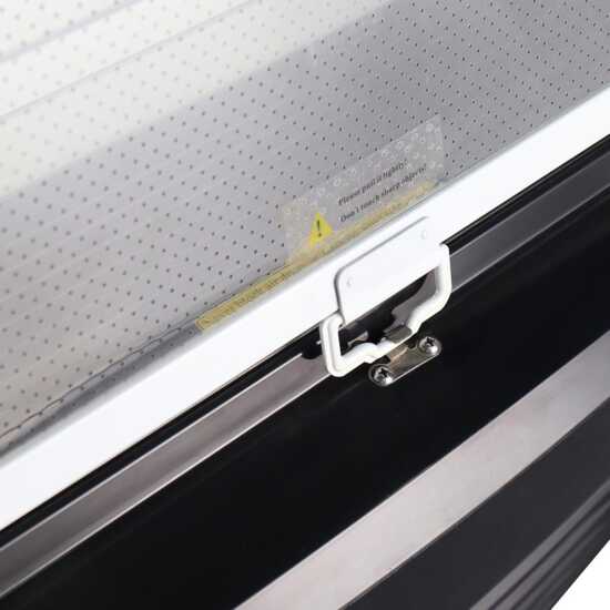 The Marchia MDS390 36" black open air cooler grab-and-go refrigerator features a sleek design, adjustable shelves, energy-efficient LED lighting, and convenient access for displaying chilled products.