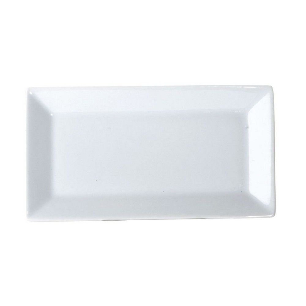 Yanco Rectangular Plate ML-212 is a stylish and versatile addition to any dining establishment. Crafted from high-quality porcelain with a sleek super white finish, this rectangular plate enhances the presentation of appetizers, entrees, and desserts. Its modern design makes it suitable for both casual and formal settings, including restaurants, banquet halls, and catering services. Built for durability, this plate is dishwasher, oven, and microwave safe, ensuring convenience for busy food service operation