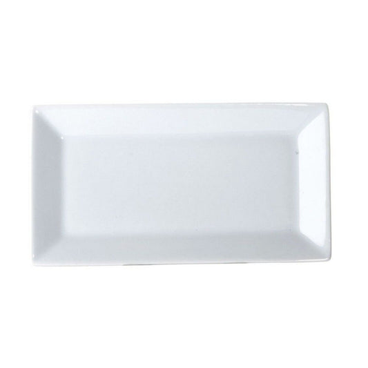 Yanco Rectangular Plate ML-212 is a stylish and versatile addition to any dining establishment. Crafted from high-quality porcelain with a sleek super white finish, this rectangular plate enhances the presentation of appetizers, entrees, and desserts. Its modern design makes it suitable for both casual and formal settings, including restaurants, banquet halls, and catering services. Built for durability, this plate is dishwasher, oven, and microwave safe, ensuring convenience for busy food service operation
