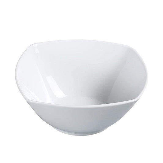 Yanco Square Salad Bowl ML-409 is a modern and versatile choice for any dining establishment. Crafted from high-quality porcelain with a sleek super white finish, this bowl enhances the presentation of salads, pasta, sauces, and more. Its contemporary square design makes it ideal for upscale restaurants, sushi bars, diners, and catering services. Designed for durability and convenience, this bowl is dishwasher, microwave, and freezer safe, ensuring easy maintenance in busy food service environments.