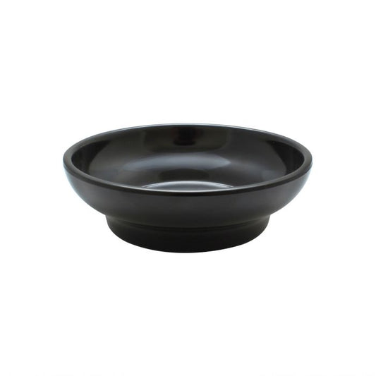 Thunder Group Salsa Dish 12/Pcs is ideal for serving salsa, various dips, and sauces, ketchup, mustard or mayonnaise. Manufactured from the durable plastic material, this dinnerware is effortless in use and maintenance. This 4.5 Oz black colored salsa dish features exceptionally smooth, stain-proof finish and can be cleaned in a dishwasher without losing its shine. This 4-inch dish looks like hand-made ceramics but can endure the heavy commercial use. It won't chip, break, or stain. It is dishwasher safe. 