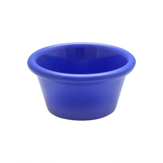 Thunder Group Smooth Ramekin 12/Pcs is a small ceramic-like bowl that will be perfect for serving various dishes. Such flat 2 1/2 Oz ramekin can be used for serving individual portions of sauces, dips, ice cream, side garnishes, and condiments. Made from durable scratch-resistant melamine this heavy duty 2 7/8-inch purple ramekin has a thick solid structure that can withstand long-time use and is effortless in maintenance. 
