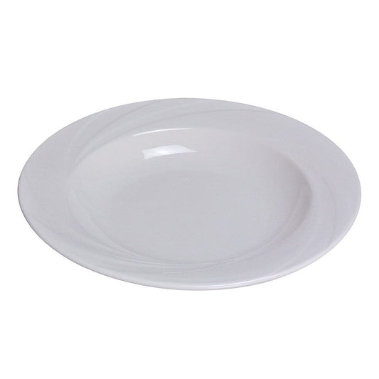 Yanco Pasta Bowl MM-120 is a versatile and elegant addition to any dining setting. Designed to serve large salads, hot entrees, pastas, soups, and more, this 11.5-inch pasta bowl offers a spacious 24 oz capacity, providing ample room for generous servings. Made from durable bone-white porcelain with a wide rim for easy handling, it's perfect for coastal and upscale restaurants or hotels. The bowl is also microwave, dishwasher, and freezer safe for added convenience.