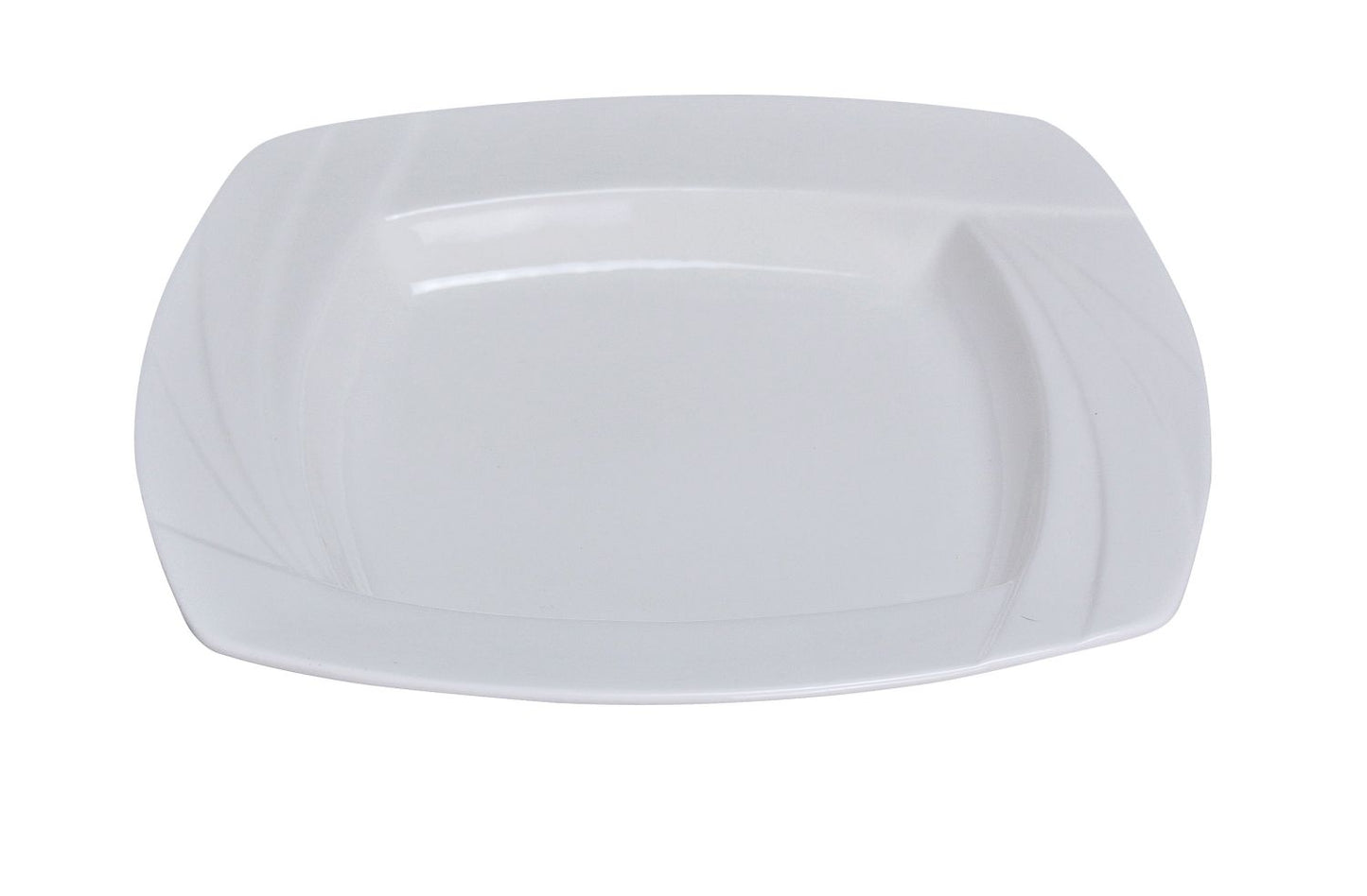 Yanco Square Soup Plate MM-309 is an elegant and reliable addition to your tableware collection. Crafted from high-quality porcelain with a stylish glaze finish, this plate offers excellent durability and temperature resistance. Featuring an embossed pattern, it adds a sophisticated touch to any dining setting while providing a versatile serving option for soups, polenta, rice, and other dishes.